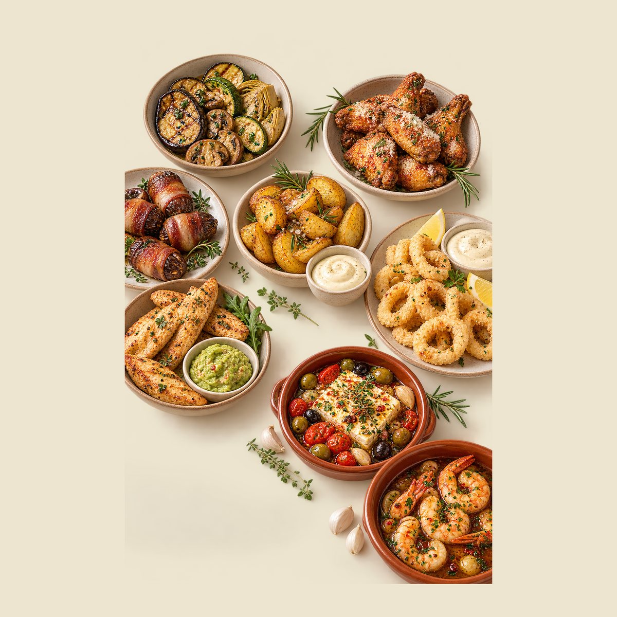 Tapas-Auswahl im Olive